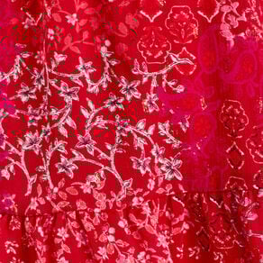 robe evasee taille smockee rouge femme Robe évasée taille smockée rouge femme