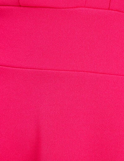 Robe patineuse bretelles larges rose vif femme