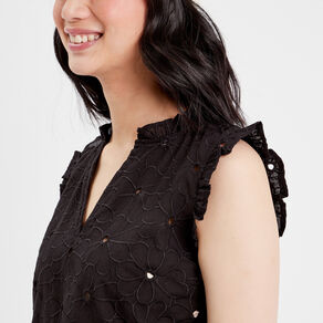 blouse sans manches noir femme Blouse sans manches noir femme