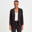 Veste blazer cintrée noir femme