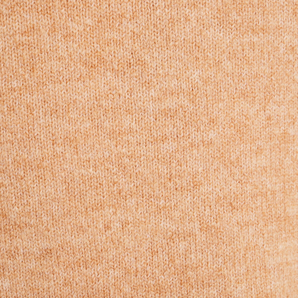 Pull sans manches col roulé beige femme