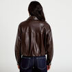 Bomber oversize marron fonc&eacute; femme