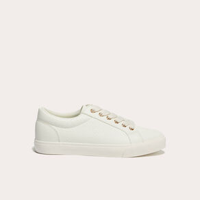 baskets a lacets blanc femme Baskets à lacets blanc femme