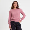 Blouse manches longues vieux rose femme