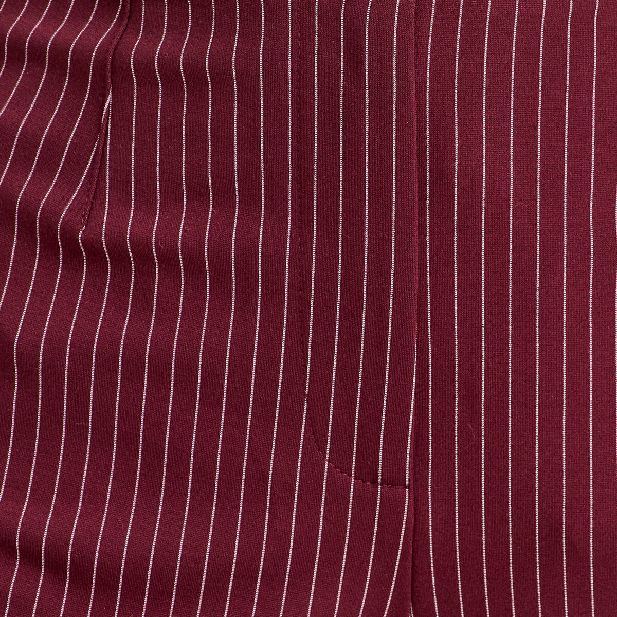 Pantalon jambe large bordeaux femme