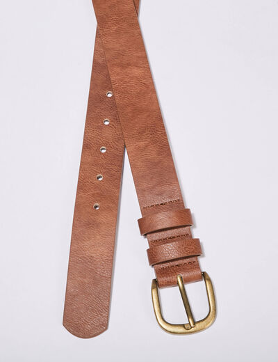 Ceinture camel femme