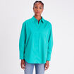 Chemise manches longues vert menthe femme