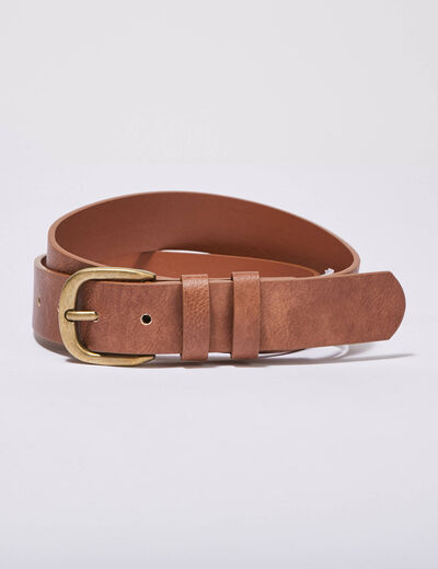 Ceinture camel femme