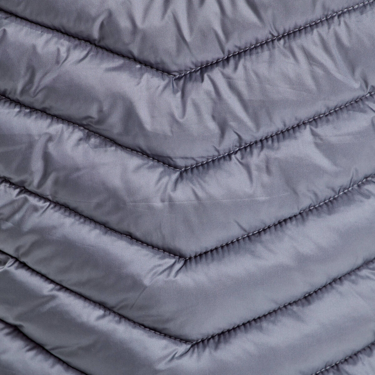 Doudoune sans manches capuche bleu gris femme