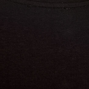 Body manches volants noir femme