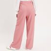 Pantalon jambe large rose femme