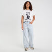 T-shirt manches courtes blanc femme
