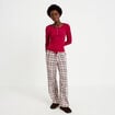 Lot de 2 pyjamas manches longues rouge femme