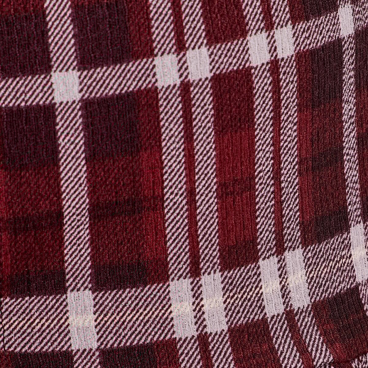 Blouse avec noeuds bordeaux femme