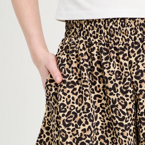 Short fluide regular beige femme