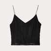 Débardeur dentelle noir femme