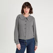 Blouse col claudine blanc femme