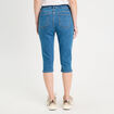 Jeans capri denim stone femme