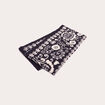 Foulard carré noir femme