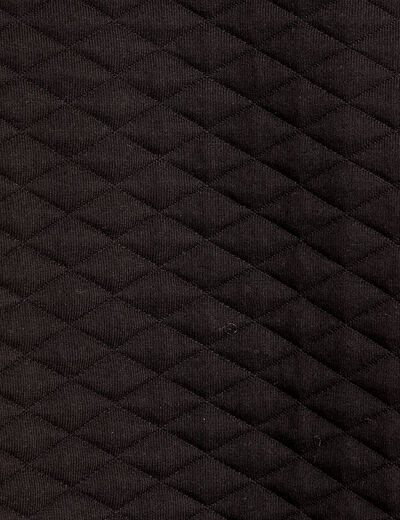 Veste matelassée sans manches noir femme