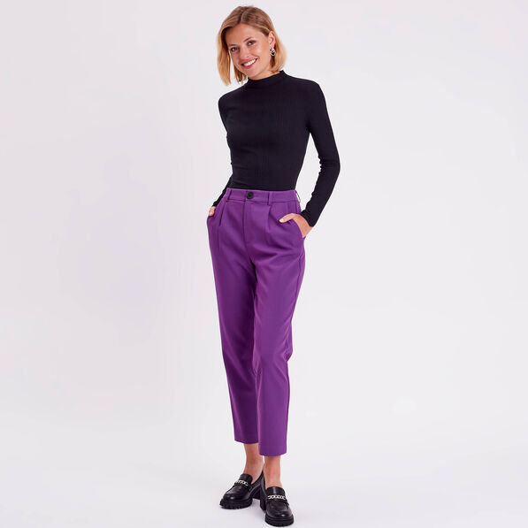 t shirt cotele col montant noir femme T-shirt côtelé col montant noir femme