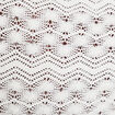 Gilet cropped crochet ecru femme