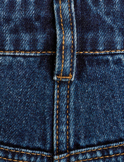 Jeans baggy taille haute denim stone femme