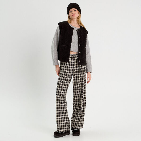 pantalon large noir femme Pantalon large noir femme