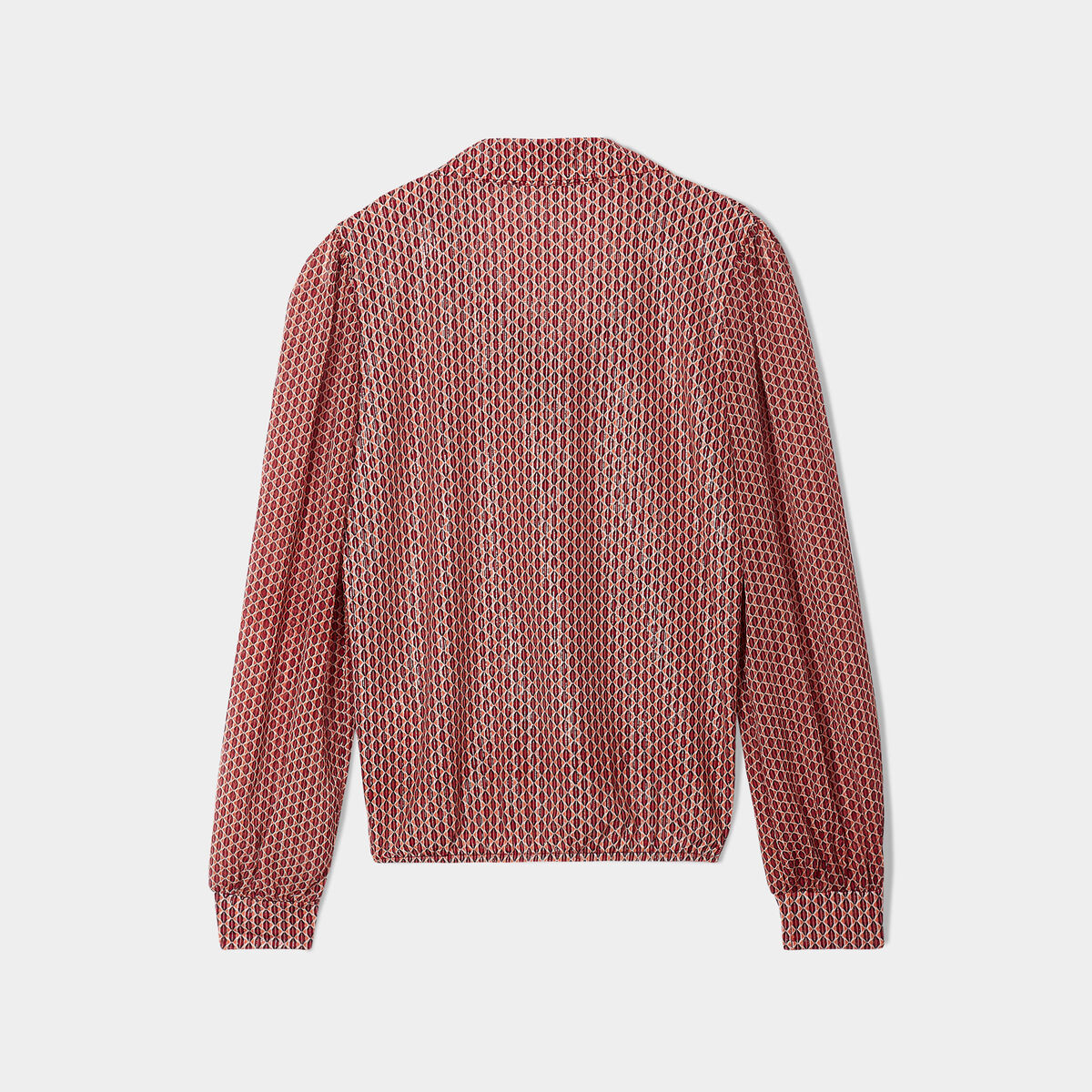 Blouse manches longues blanc femme