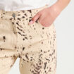 Pantalon droit marron fonc&eacute; femme