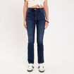 Jean droit regular taille standard denim brut femme
