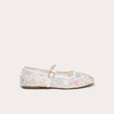 Ballerines en dentelle ecru femme