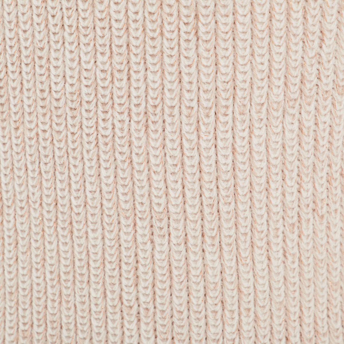 Pull manches longues ivoire femme