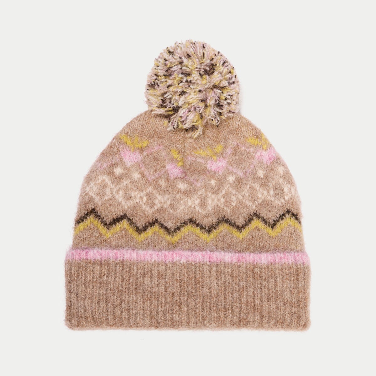 Bonnet taupe femme