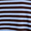 T-shirt col rond manches longues marron femme
