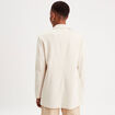 Veste blazer ajustée ecru femme