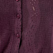 Blouse Sophie - manches 3/4 marron femme