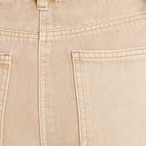 jeans droit 5 poches sable femme Jeans droit 5 poches sable femme