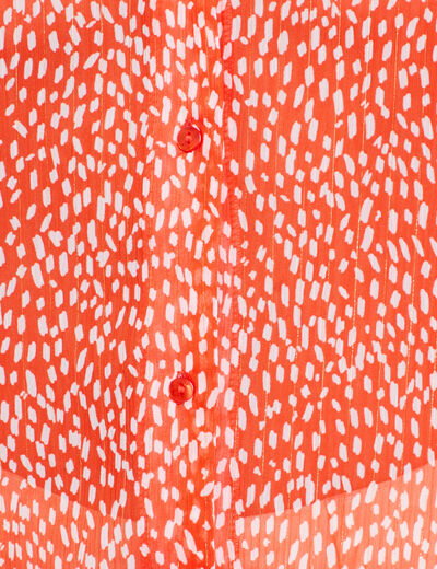 Blouse sans manches rouge femme