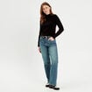 Pull manches longues noir femme