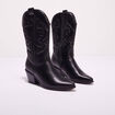 Bottes esprit western noir femme