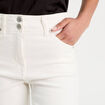 Jeans skinny 5 poches ecru femme