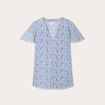 Blouse Fanny - manches courtes blanc femme