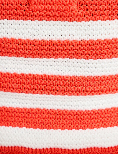 D&eacute;bardeur dos nu crochet rouge femme