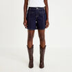 Short en jean denim brut femme