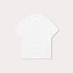Blouse manches courtes ecru femme