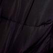 Doudoune droite zippée noir femme