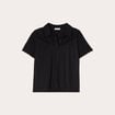 Chemise broderie anglaise noir femme