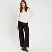 Pull manches longues ecru femme