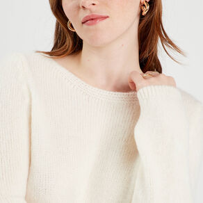 pull manches longues ecru femme Pull manches longues ecru femme